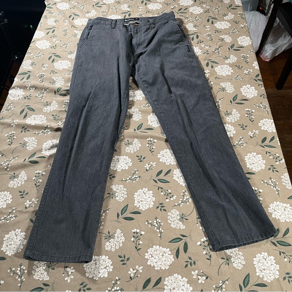 Element Flex Skateboard Pants Men’s 30x30 Gray Chino Y2K Streetwear